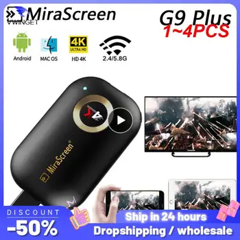 1-4 бр. Mirascreen G9 Плюс 2,4 G/5G 4K Miracast Wifi DLNA, AirPlay TV Stick Wifi Дисплей Приемник Ключ за IOS и Android