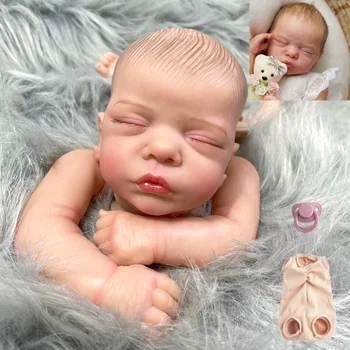 19-цолови Вече Раскрашенные Комплекти кукли-Реборнов Romy 3D С Видими Венами на кожата В Разглобено формата на Играчка Фигурка на Новороденото и Детайли за ръчно изработени кукли направи си САМ