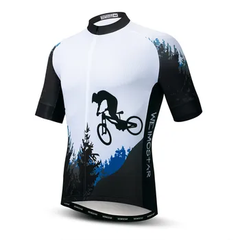2019 Колоездене Джърси мъжки Велосипед планински път МТБ велосипедна риза Ropa Ciclismo майо Състезателен велосипед топ блуза за езда лято бял