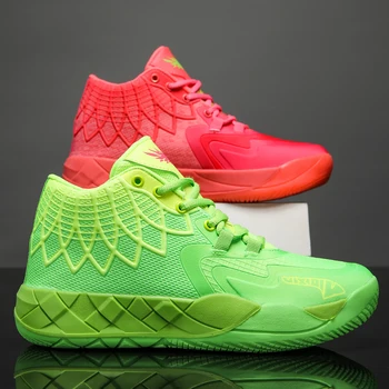 2023 Нова Баскетболно тренировочная обувки Мъжки Маркови Дизайнерски спортни маратонки Мъжки Мини Улични маратонки Баскетболни обувки с високи щиколотками