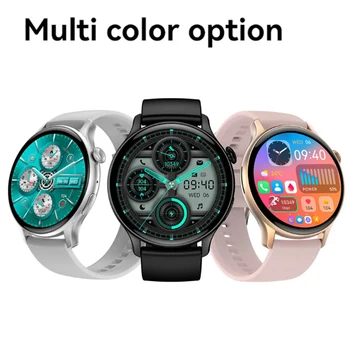 2023 Новите смарт часовници с Bluetooth-разговори, мъжки спортни часовници с екран 1,43 инча, умни часовници за Samsung S23 FE Galaxy X 6 Poco Pro F5