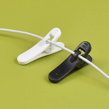 20pcs Нов кабел за слушалки, скоба за кабел, скоба за скоби, Органайзер, Отточна тръба на шарнирна връзка, Мини-преносим Скоба за слушалки, скоба, за да скоби.