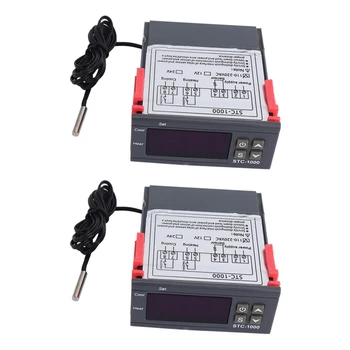 2X 220V/STC-/1000 Дигитален регулатор на температурата на Термостата с НПМ