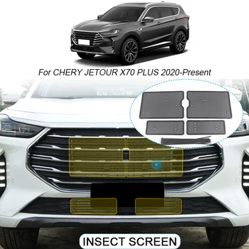 4ШТ Автомобили Защитно покритие за входящия Въздух От Насекоми Aneliq Insert Net Vent Състезателни Скара-Филтър За CHERY JETOUR X70 PLUS 2020-2025