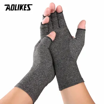 AOLIKES 1 Двойка Компрессионных ръкавици от Артрит Подкрепа на китките Памук за облекчаване на болки в ставите еластична Превръзка за ръце на Жените и Мъжете Терапевтичен гривна