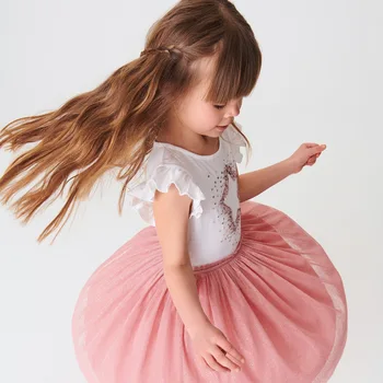 Little maven 2023, ново модно рокля за малки момичета, елегантни и ежедневни облекла, детски рокли с пайети, звездата, сладки за децата