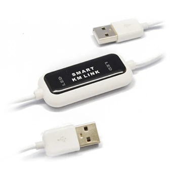 USB 2.0 KM Линк на PC КЪМ PC, SMART KM LINK Кабел ABS SMART KM LINK Кабел За прехвърляне на файлове с данни USB-ключ