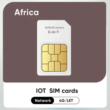Африка използва ин СИМ-картата 500М гъвкава тарифа за пренос на данни без договор, разработен за устройства с интернет на нещата CAT1 Cat4 в роуминг