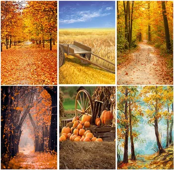 Есенни фонове, За снимки, Есента гори, природа, Кленови листа, Ден на Благодарността, Портрет на дете, фотографски фонове, Подпори за фотосесия