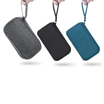 Здрава Полиестерна Чанта За Съхранение на Mini Protable Travel Защитно Переноска за своята практика за слушалки Cellp
