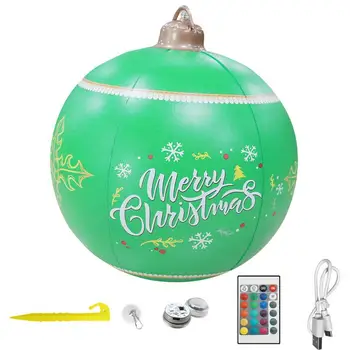 Коледно украсен с топка, Надуваеми големи декоративни топки за Еднократна употреба, Коледен открит Гарнирано с топка за вътрешен двор на сватбата на фестивала