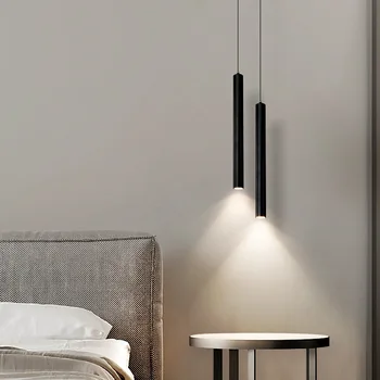Креативна минималистичная led полилей, свободно убирающаяся в спалнята, хола, трапезарията, Барную полилей, трехцветную регламентирана, гореща