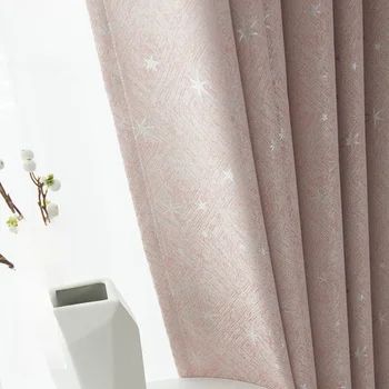 Луксозна жаккардовая завеса Diamond Коноп Star от коноп, за да хол, спалня, затъмняване, детска, скандинавски простота, на европейския тюлевого прозорци.