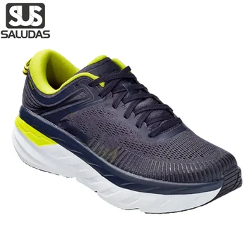 Марка спортни обувки Bondi 7 за мъже, спортни обувки, Нескользящие Дишащи, Леки маратонки за бягане, обувки за тенис