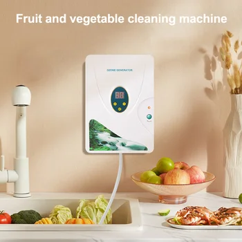 Машина за почистване на плодове и зеленчуци, богат на функции битова кухненска машина за миене на зеленчуци генератор на озон за пречистване на въздуха