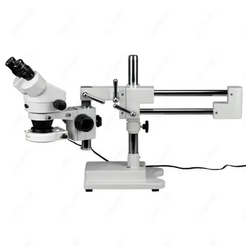 Микроскоп за проверка на верига-AmScope Доставя стереомикроскоп за проверка на верига с 3,5-90-кратно увеличение с 80 светодиоди