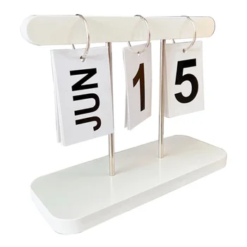 Мини-календар за свързване на кабели, Малък настолен календар, поставка за бележки, декор