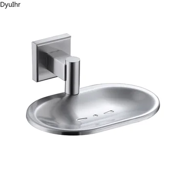 Модерна Овални препарат за съдове DyuIhr от неръждаема стомана 304 с чашка за изпускателя, препарат за съдове за тоалетна баня, Аксесоари за баня, държач за сапун ястия