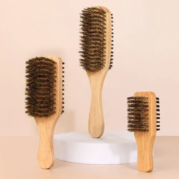 Мъжки двустранен четка за оформяне на брада, мултифункционален домакински четка за оформяне на брада, четка за миене на коса, Фризьорски инструменти