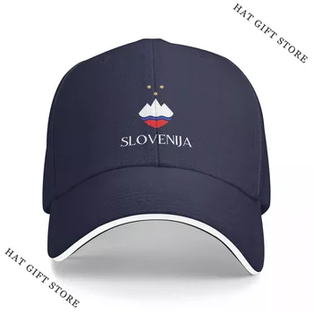 Най-добрата словенская бейзболна шапка Словенская шапка Облекло за голф бейзболна шапка с pom-помераните мъжки дамски