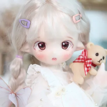 Нова 26 см BJD кукла Момиче играчка 1/6 аниме лицето Koi SD Автентична фабрика продажба на елфските уши подарък точков грим
