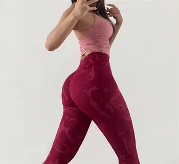 Обикновена панталони за йога, женски гамаши за тренировки и фитнес