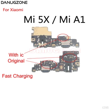 Оригинален USB Конектор За Зареждане, Докинг станция, зарядно устройство ще захранване на Такса Гъвкав Кабел За Xiaomi Mi 5X 6X A1 A2 6 Mix 2 2S Max 3 Бързо Зареждане