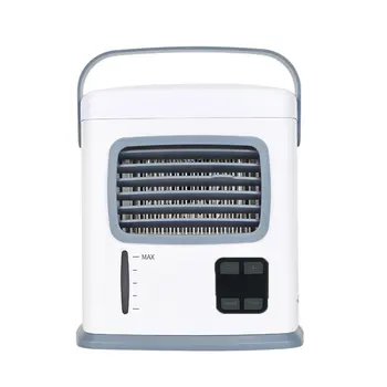 Преносим Вентилатор за Охлаждане на Въздуха Мини-Климатик за Домашен Въздушен Охладител Многофункционален Овлажнител на Въздуха за Пречистване на Пътуване Малък USB Fan