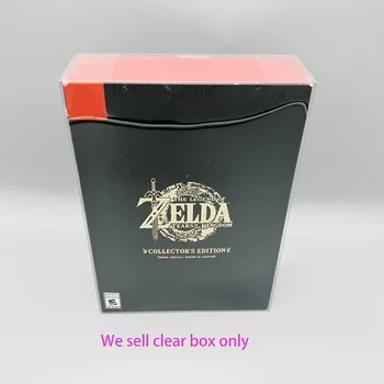 Прозрачен калъф от PET плат за Switch NS за The Legend of Zelda: Tears of Kingdom, са подбрани версия, кутия за съхранение