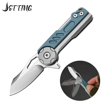 Сгъваем нож от неръждаема стомана Мини джобен нож с дръжка, висока твърдост на DEC Outdoor Hunting Equipment Инструмент