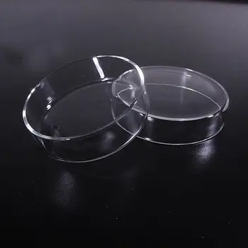 чаша за култивиране на Петри borosilicate стъкло 100 мм За Бактериални Мая Химическа лаборатория